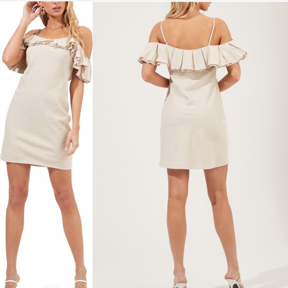 NWOT ASTR off the shoulder dress